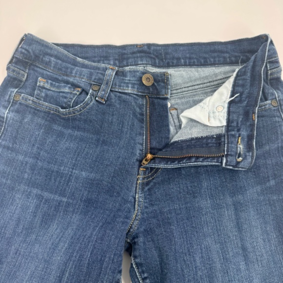 Levis Strauss Jeans Women 28x31 Blue Denim Bootcut Mid Rise 90s Y2K Stretch - Picture 8 of 13